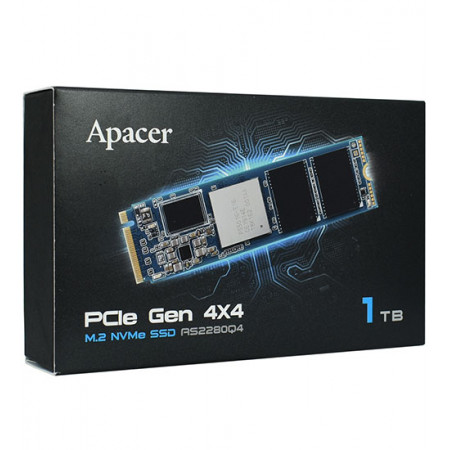 1000 ГБ SSD диск Apacer AS2280Q4 (AP1TBAS2280Q4-1) зеленый