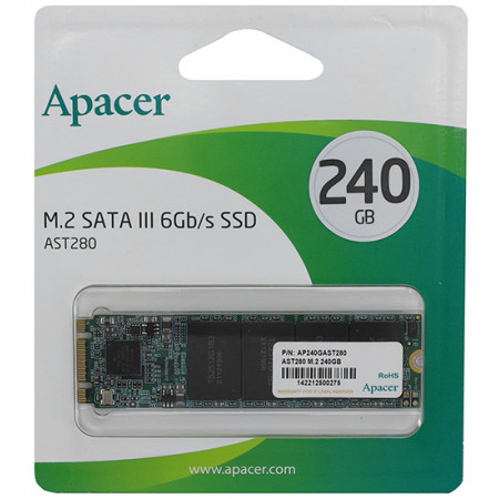 240 ГБ SSD диск Apacer AST280 (AP240GAST280-1) зеленый
