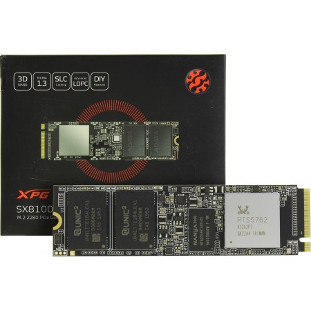 512 ГБ SSD диск ADATA XPG SX8100 (ASX8100NP-512GT-C) черный