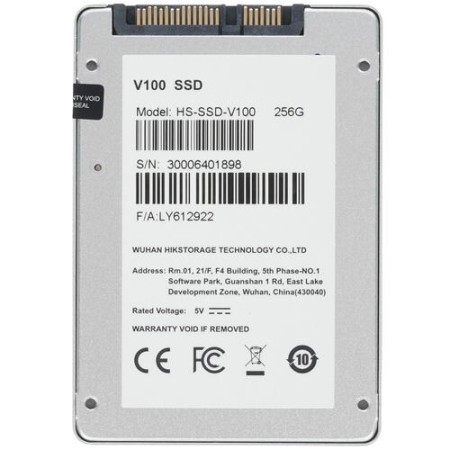 256 ГБ SSD диск Hikvision HS-SSD-V100/256G белый