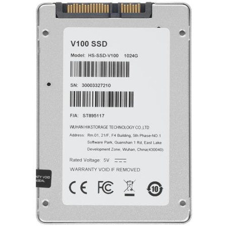 1024 ГБ SSD диск Hikvision V100 (HS-SSD-V100/1024G) белый