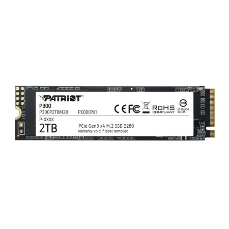 1 ТБ SSD диск Patriot P300 (P300P1TBM28) черный