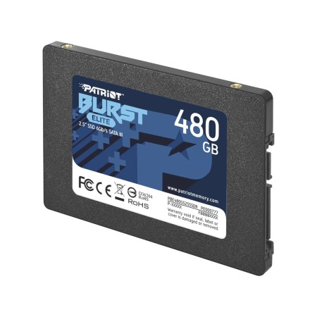 480 ГБ SSD диск Patriot Burst Elite (PBE480GS25SSDR) черный
