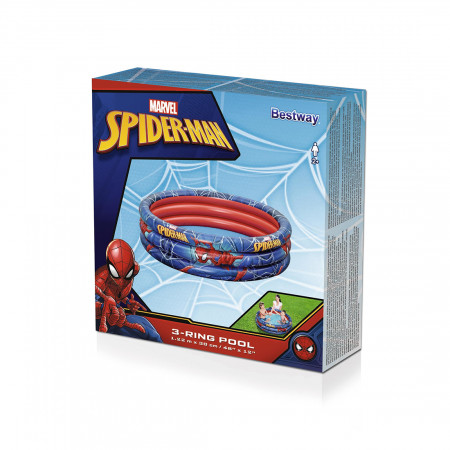 Бассейн надувной BESTWAY Spider Man 98018 (122х30 см) синий