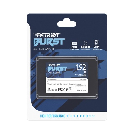 480 ГБ SSD диск Patriot Burst (PBU480GS25SSDR) синий