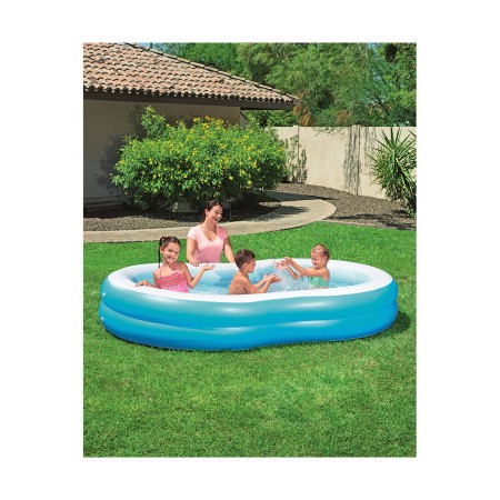 Бассейн надувной BESTWAY The Big Lagoon 54117 (262х157х46 см) синий