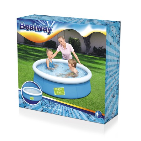 Бассейн надувной BESTWAY My First Fast Set 57241 (152х152x38 см) синий