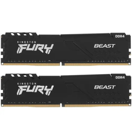 Оперативная память Kingston FURY Beast (KF426C16BBK2/16) 16 ГБ черный