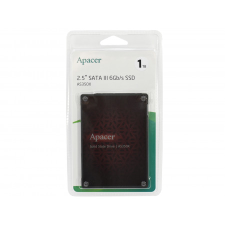 1 TБ SSD диск Apacer Panther AS350X (AP1TBAS350XR-1) черный