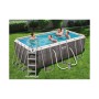Бассейн каркасный BESTWAY Power Steel Rectangular 56722 (412х201х122 см) серый