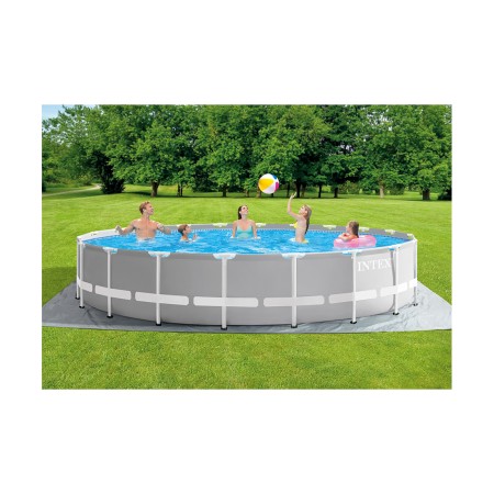 Бассейн каркасный INTEX Prism Frame 26756NP (610x610х132 см) серый