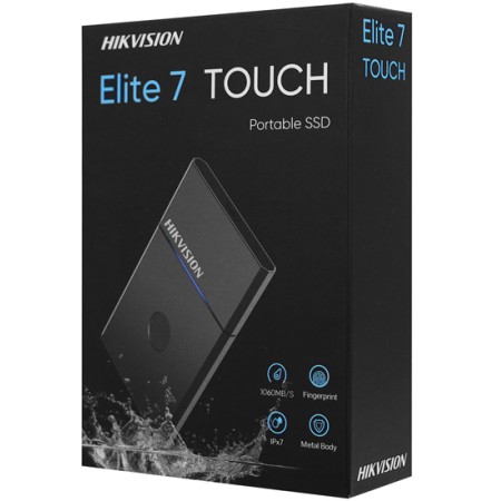 500 ГБ Внешний SSD диск Hikvision HS-ESSD-Elite7 Touch черный