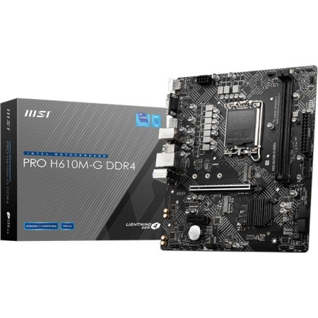 Материнская плата MSI PRO H610M-G DDR4 черный