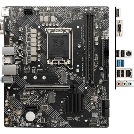 Материнская плата MSI PRO H610M-B DDR4 черный