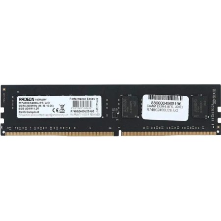 Оперативная память AMD Radeon R7 Performance Series (R748G2400U2S-UO) 8 ГБ черный