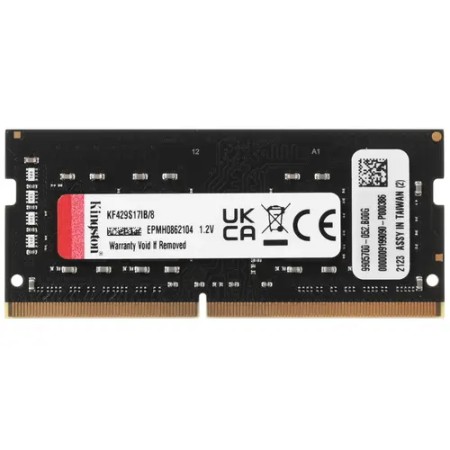 Оперативная память Kingston FURY Impact (KF429S17IB/8) 8 ГБ черный