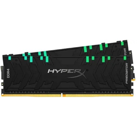 Оперативная память Kingston HyperX Predator RGB (HX440C19PB4AK2/16) 16 ГБ черный