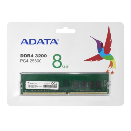 Оперативная память ADATA AD4U32008G22-RGN 8 ГБ зеленый