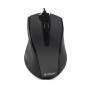 Мышь проводная A4Tech N-500F глянцевая серая