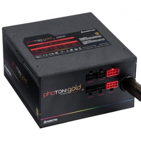 Блок питания Chieftec Photon Gold RGB 650W (GDP-650C-RGB) черный