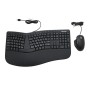 Клавиатура + мышь проводная Microsoft Ergonomic (RJU-00011) черный