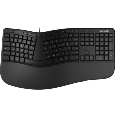 Клавиатура + мышь проводная Microsoft Ergonomic (RJY-00011) черный