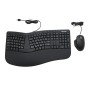 Клавиатура + мышь проводная Microsoft Ergonomic (RJY-00011) черный