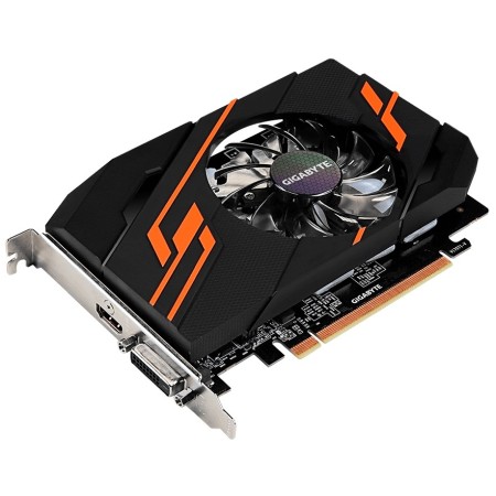Видеокарта Gigabyte GT 1030 (GV-N1030OC-2GI) 2 Гб черный