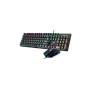 Клавиатура + мышь проводная AULA T640 черный