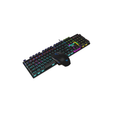 Клавиатура + мышь проводная AULA T640 черный