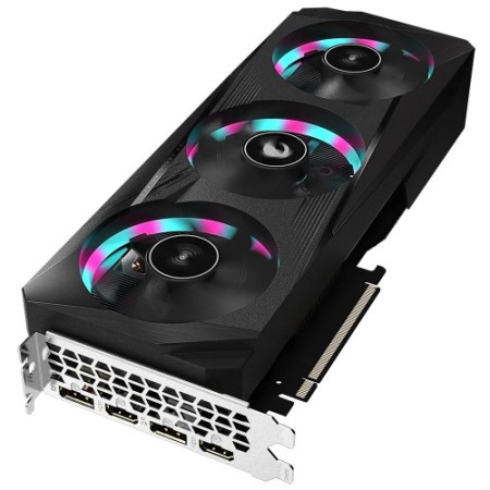 Видеокарта Gigabyte RTX 3050 AORUS ELITE (GV-N3050AORUS E-8GD) 8 Гб черный