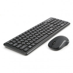 Клавиатура + мышь беспроводная Gembird KBS-9200 черный