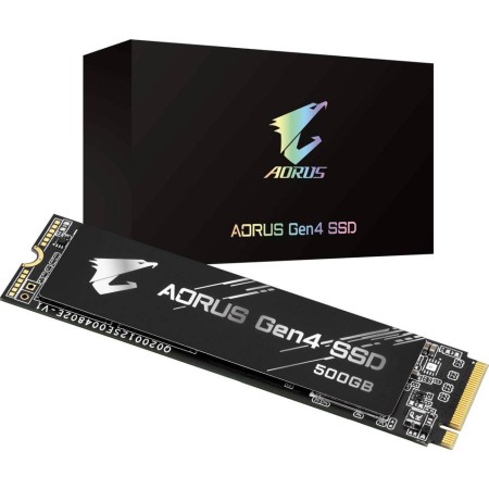 500 ГБ SSD диск Gigabyte AORUS Gen4 (GP-AG4500G) черный