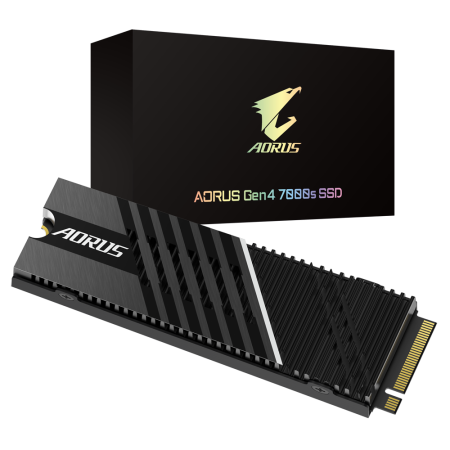 1 TБ SSD диск Gigabyte AORUS Gen4 7000s (GP-AG70S1TB) черный