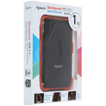 1 ТБ Внешний жесткий диск Apacer AC630 (AP1TBAC630T-1) оранжевый