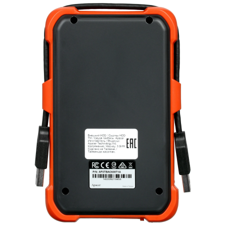 2 ТБ Внешний жесткий диск Apacer AC630 (AP2TBAC630T-1) оранжевый