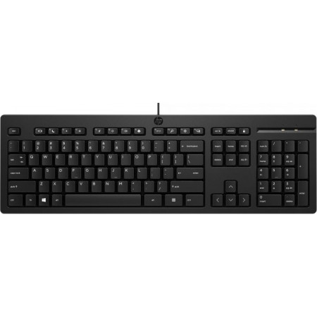 Клавиатура проводная HP Europe 125 (266C9AA) черный