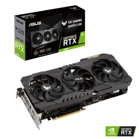 Видеокарта ASUS TUF Gaming RTX 3090 (TUF-RTX3090-24G-GAMING) 24 Гб черный