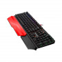 Клавиатура проводная A4Tech Bloody B975 черно-красная