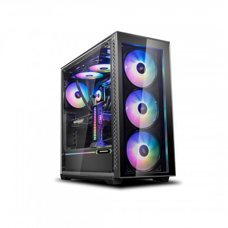 Корпус Deepcool MATREXX 70 ADD-RGB (DP-ATX-MATREXX70-BKG0P-3F ) черный
