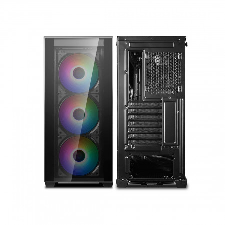 Корпус Deepcool MATREXX 70 ADD-RGB (DP-ATX-MATREXX70-BKG0P-3F ) черный