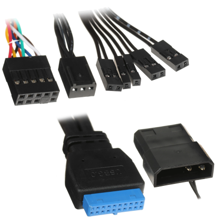 Корпус AeroCool Aero One Frost (Aero One Frost-G-BK-v1) черный