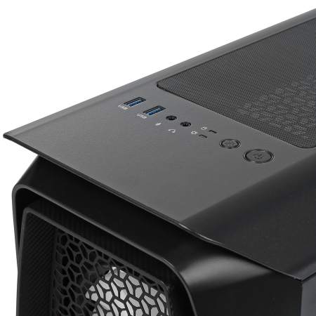 Корпус AeroCool Aero One Frost (Aero One Frost-G-BK-v1) черный