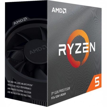 Процессор AMD Ryzen 5 3500 BOX без кулера (100-100000050BOX) серый
