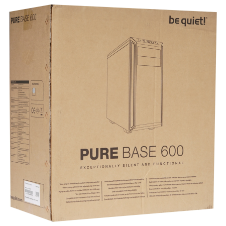 Корпус be quiet! Pure Base 600 (BG022) черный/серебристый