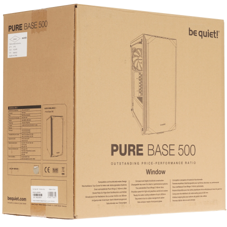 Корпус be quiet! Pure Base 500 Window (BGW36) серый