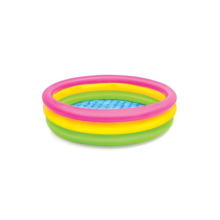 Бассейн надувной INTEX Sunset Glow 57412NP (114x114х25 см) многоцветный