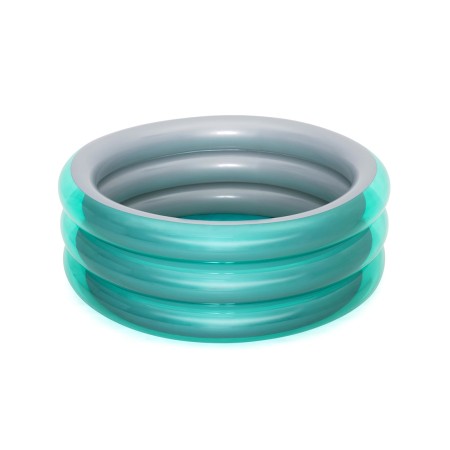 Бассейн надувной BESTWAY Big Metallic 3-Ring 51041 (150x150х53 см) зеленый