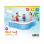 Бассейн надувной INTEX Beach Wave 57495NP (229х229х56 см) синий