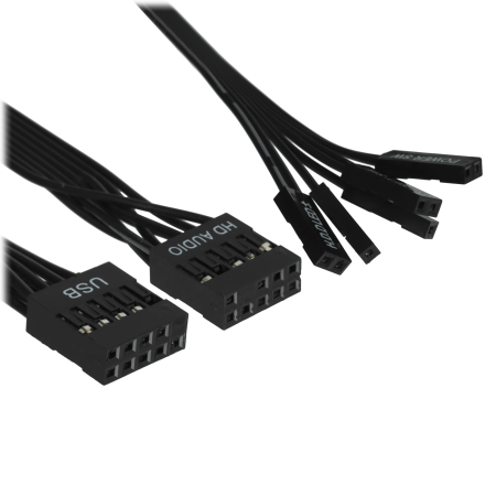 Корпус Foxline FL-702 (FL-702-FZ450) черный